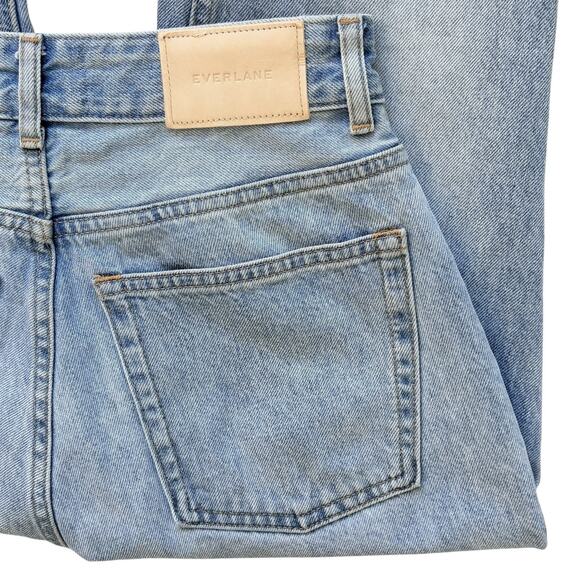 Everlane The Curvy 90s Cheeky Straight Jean High Rise Women's 26 Crop Blue Denim - Picture 10 of 14